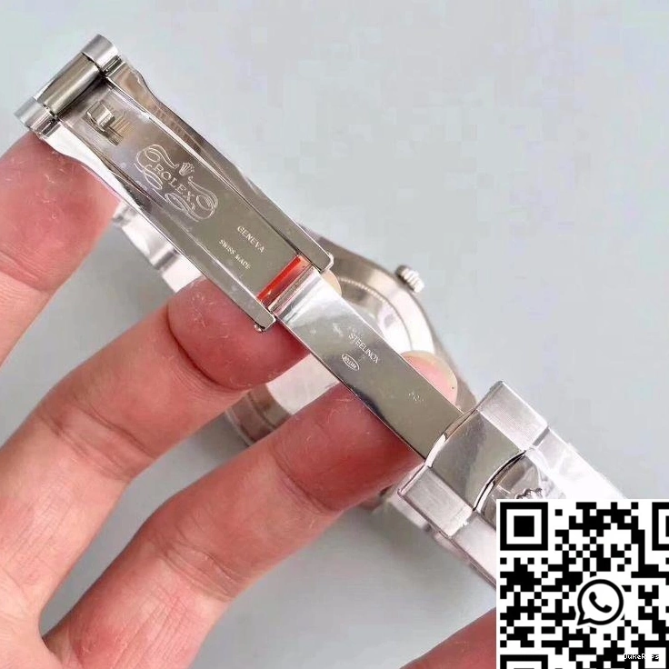 Silver 41MM Rolex EW II Factory Dial 116334-0009 Datejust 0113